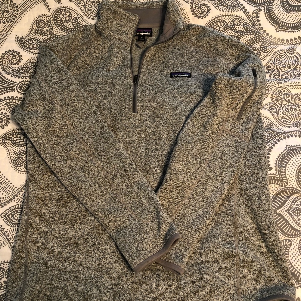 Patagonia 1/4-Zip in Birch White